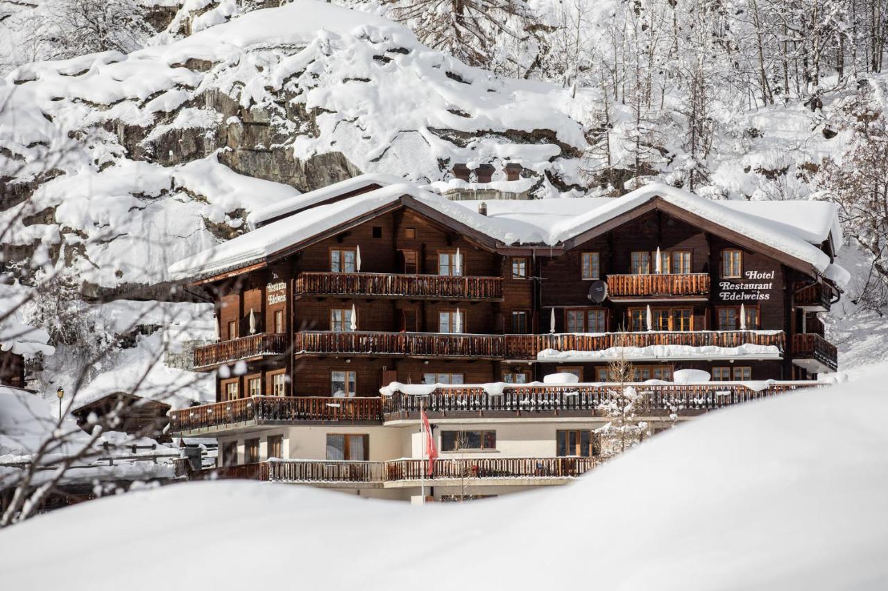 Hotel Edelweiss Blatten Loetschental Exterior foto