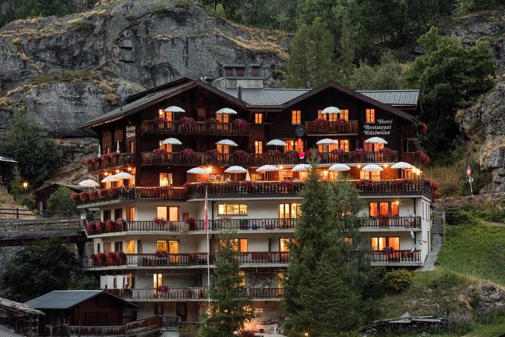 Hotel Edelweiss Blatten Loetschental Exterior foto